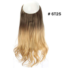 Carregar imagem no visualizador da galeria, Aplique Tiara Fio Invisível Cabelo Orgânico Fácil De Usar Igual Humano