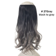 Carregar imagem no visualizador da galeria, Aplique Tiara Fio Invisível Cabelo Orgânico Fácil De Usar Igual Humano