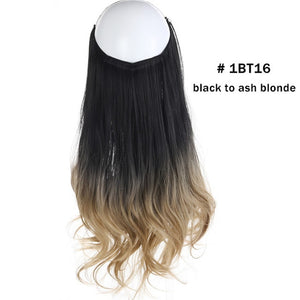 Aplique Tiara Fio Invisível Cabelo Orgânico Fácil De Usar Igual Humano
