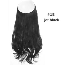 Carregar imagem no visualizador da galeria, Aplique Tiara Fio Invisível Cabelo Orgânico Fácil De Usar Igual Humano
