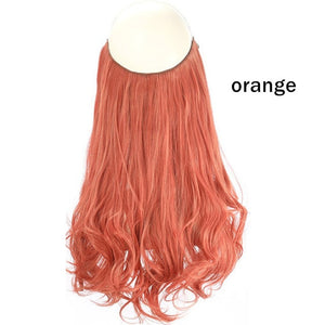 Aplique Tiara Fio Invisível Cabelo Orgânico Fácil De Usar Igual Humano