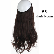 Carregar imagem no visualizador da galeria, Aplique Tiara Fio Invisível Cabelo Orgânico Fácil De Usar Igual Humano