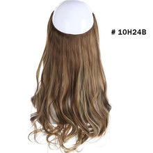 Carregar imagem no visualizador da galeria, Aplique Tiara Fio Invisível Cabelo Orgânico Fácil De Usar Igual Humano