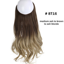 Carregar imagem no visualizador da galeria, Aplique Tiara Fio Invisível Cabelo Orgânico Fácil De Usar Igual Humano