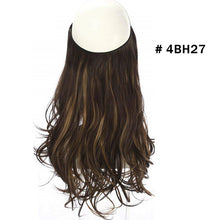 Carregar imagem no visualizador da galeria, Aplique Tiara Fio Invisível Cabelo Orgânico Fácil De Usar Igual Humano