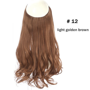 Aplique Tiara Fio Invisível Cabelo Orgânico Fácil De Usar Igual Humano