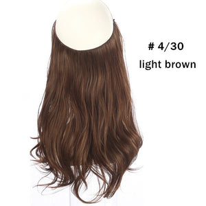 Aplique Tiara Fio Invisível Cabelo Orgânico Fácil De Usar Igual Humano