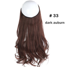 Carregar imagem no visualizador da galeria, Aplique Tiara Fio Invisível Cabelo Orgânico Fácil De Usar Igual Humano