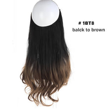 Carregar imagem no visualizador da galeria, Aplique Tiara Fio Invisível Cabelo Orgânico Fácil De Usar Igual Humano