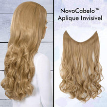Carregar imagem no visualizador da galeria, Aplique Tiara Fio Invisível Cabelo Orgânico Fácil De Usar Igual Humano