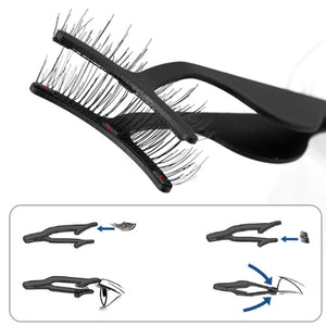 Cílios Magnéticos 25mm 3D Longa duração Fácil Aplicação Natural.