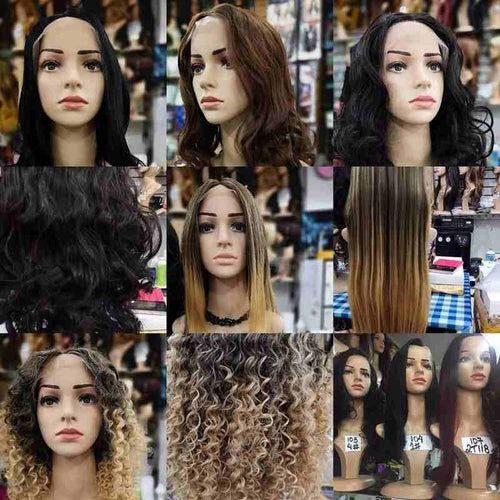 Peruca Front Lace Cacheada Orgânica Repartição Livre Ombre