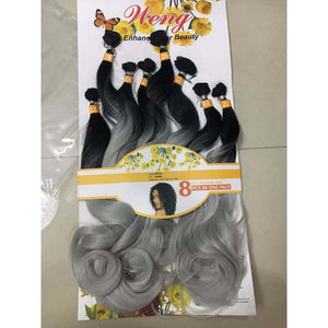 Cabelo Orgânico Humano Liso Ondulado 70cm 260 Gramas 8 Telas