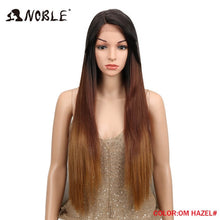 Carregar imagem no visualizador da galeria, Peruca Longa Ombre Cabelo Colorido Cabelo Orgânico