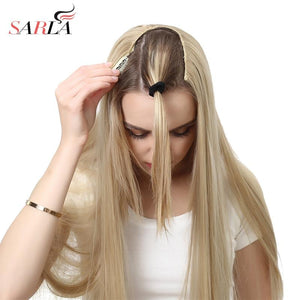 Meia peruca cabelo orgânico idêntico ao cabelo humano
