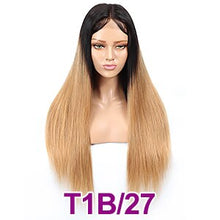 Carregar imagem no visualizador da galeria, Peruca Front lace Ombre Hair Várias cores 70 centimetros 250 Gramas - Cabelo Humano