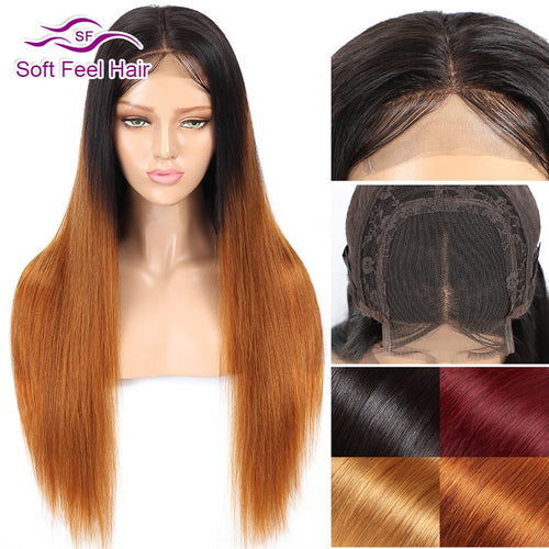 Peruca Front lace Ombre Hair Várias cores 70 centimetros 250 Gramas - Cabelo Humano