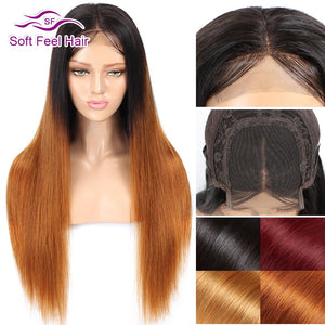 Peruca Front lace Ombre Hair Várias cores 70 centimetros 250 Gramas - Cabelo Humano