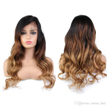 Carregar imagem no visualizador da galeria, Peruca Front Lace Castanho/Ombre Hair - Cabelo Humano