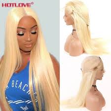 Peruca Front Lace Loira #613 Claríssima 80 centímetros 250 gramas - Cabelo Humano