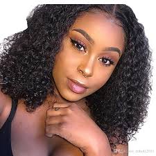 Peruca Front Lace Cacheada Afro 50 centímetros 250 Gramas - Cabelo Humano
