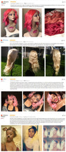 Carregar imagem no visualizador da galeria, Cabelo Humano Loiro Claro 60 Cm 50 Gramas Ondulado 1 tela