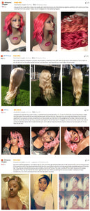 Cabelo Humano Loiro Claro 60 Cm 50 Gramas Ondulado 1 tela