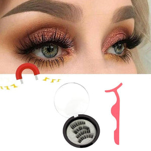 Cílios Magnéticos 25mm 3D Longa duração Fácil Aplicação Natural.