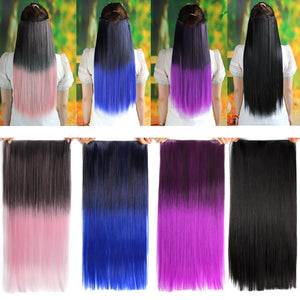 Aplique tic tac orgânico igual cabelo Humano 70 cm