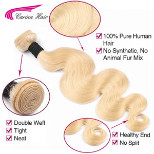 Cabelo Humano Loiro Claro 60 Cm 50 Gramas Ondulado 1 tela
