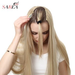 Meia peruca cabelo orgânico idêntico ao cabelo humano